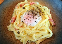 【浜松市中区葵西】念願の「五十八（いそはち）」さんで超絶品「絹腰うどん・カルボナーラ」を頂きました！