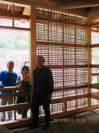 単純な技術の組み合わせ・竹小舞＋土壁