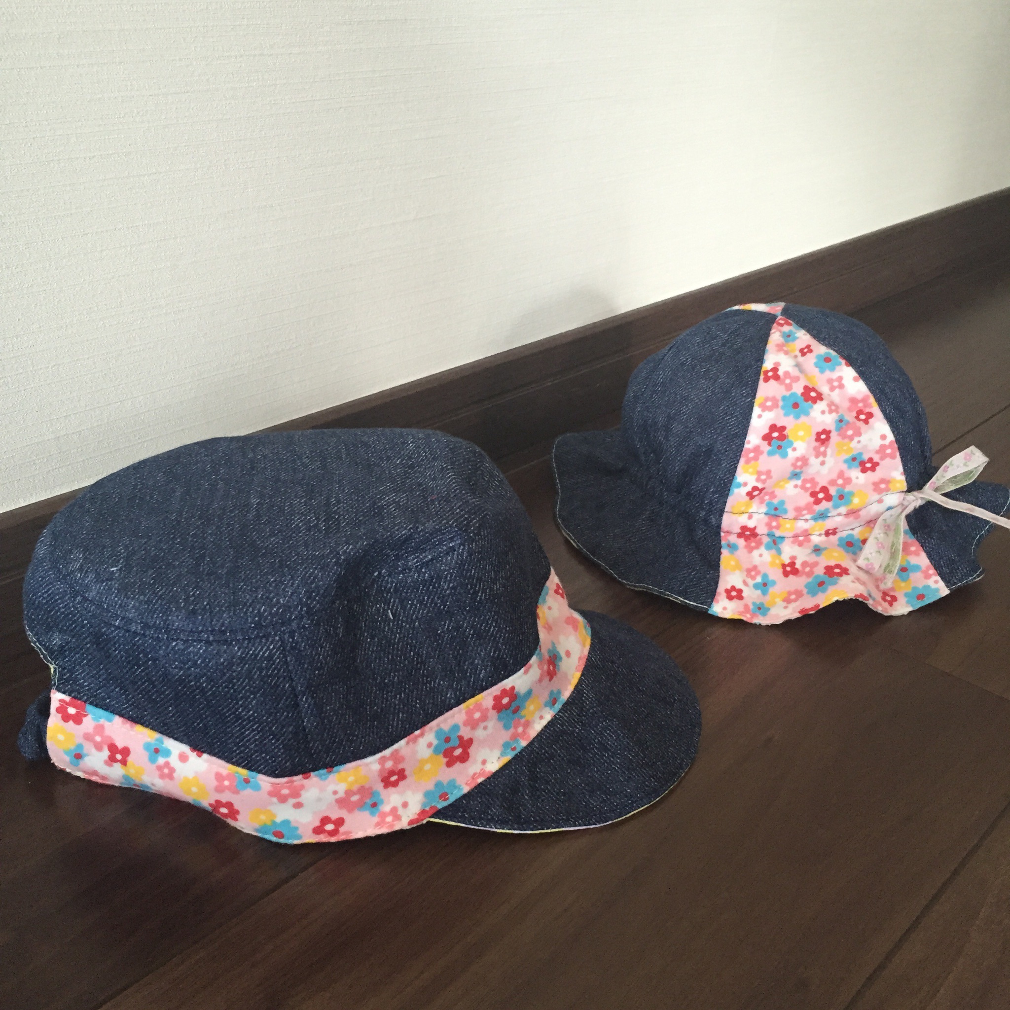 オーダー品✳︎姉妹でお揃い帽子