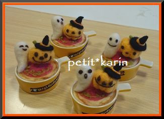 羊毛フェルト* ハロウィン講座♪