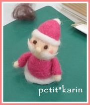 羊毛フェルト完成作品♪