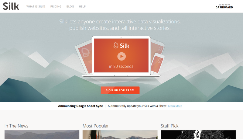 URLを指定するだけ！どんなWebデータも一発で可視化できる「Silk」をこのブログで使ってみた結果