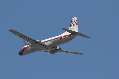 飛行機　自宅上空