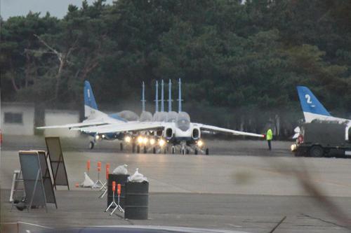 ブルーインパルス浜松基地予行
