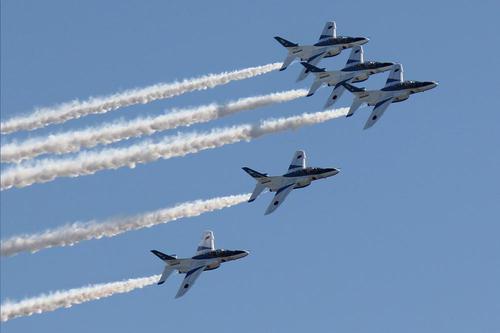 ブルーインパルス小松航空祭予行