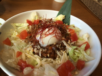 パシフィックカフェにて。