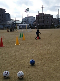 初サッカー♪ 2014/02/24 17:23:14