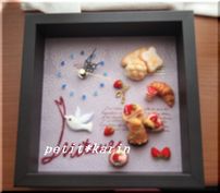 羊毛sweets　clock*　退職祝*