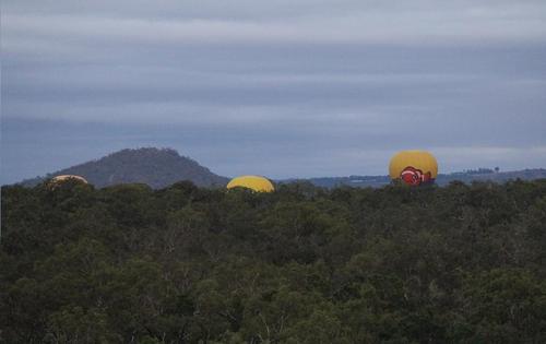 ケアンズ気球で空中散歩