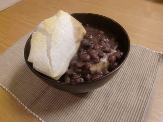 鏡開きでぜんざい♪
