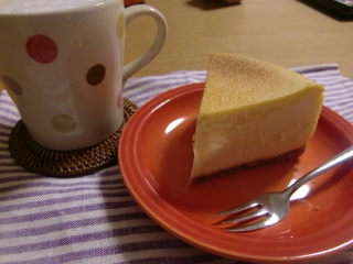 手作りベイクドチーズケーキ