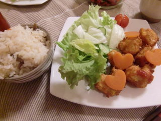 週末の夕食バレンタインデー特別編