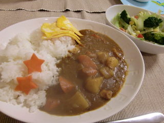 久々のカレーライス！！
