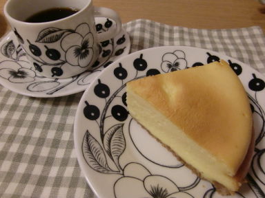 手作りベイクドチーズケーキ②