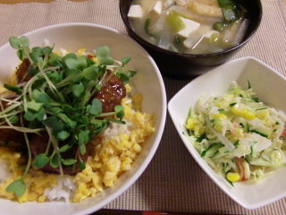 昨日と今日のおうちごはん