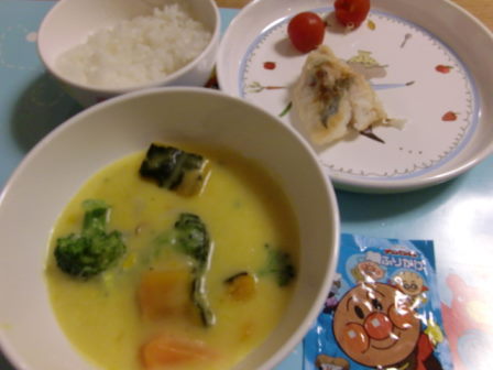 今日の夕食は・・・
