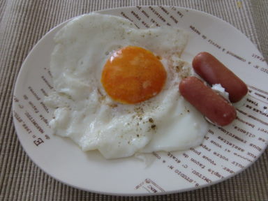ガッテン流目玉焼き、作ってみました！