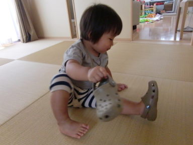クロックスデビュー！！