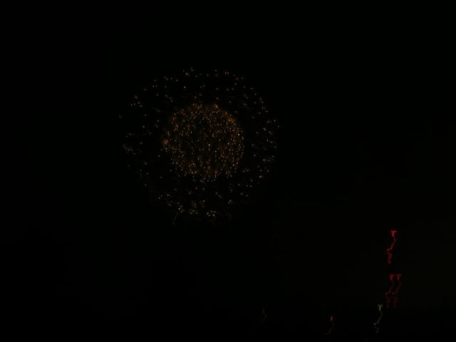 中野町花火行きました！