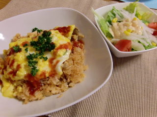 簡単！寒天ミルクプリン＆今日の夕食