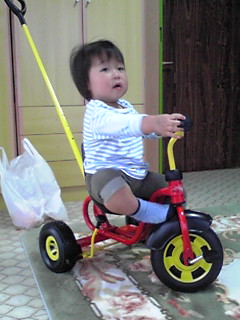 PUKYの三輪車♪