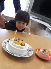 ２さいのお誕生日②