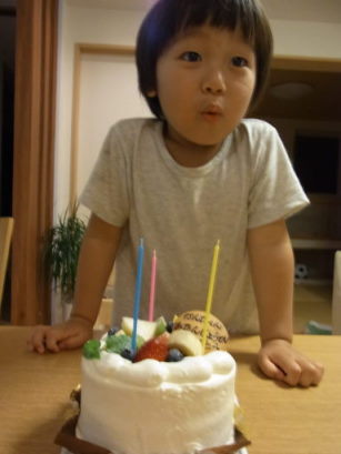 3歳のお誕生日！！
