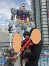 ガンダム像見てきました～！！