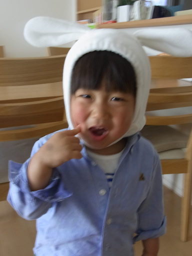 うさちゃん帽子、当選～！！