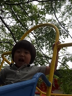 1日ぶりのお外あそび☆
