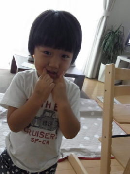 3歳まであと、1カ月