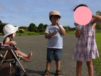 パパのバンドライブ＆水遊び♪