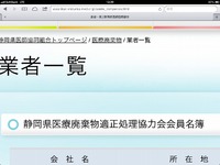 静岡県医師会西部産廃監視機構 2016/07/08 13:05:00