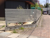 ウッドフェンス。 2014/05/10 13:37:42