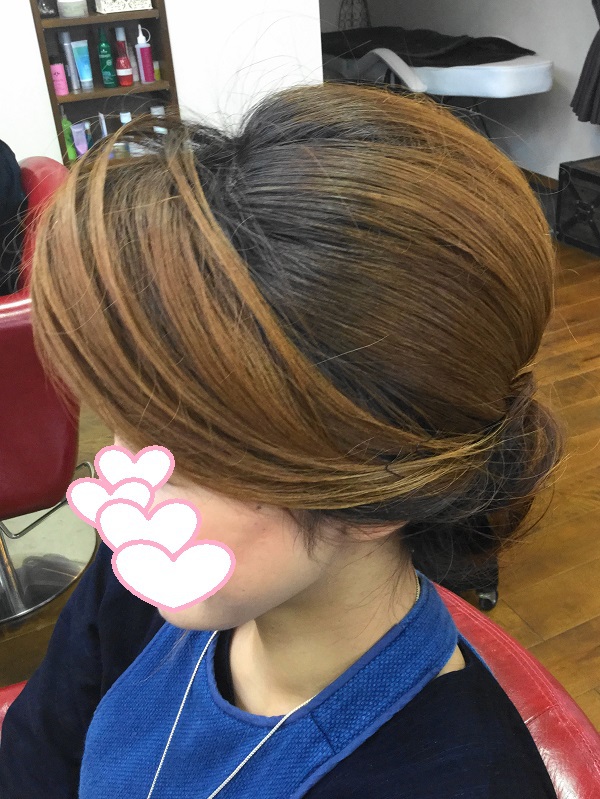 お祭りヘアセット