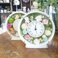 新郎新婦様作品  花束贈呈のかわりに花時計 2017/06/29 12:12:00