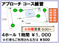 アプローチ コース練習 2015/10/02 20:08:58