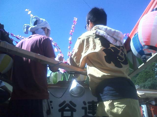 みんなで作った提灯