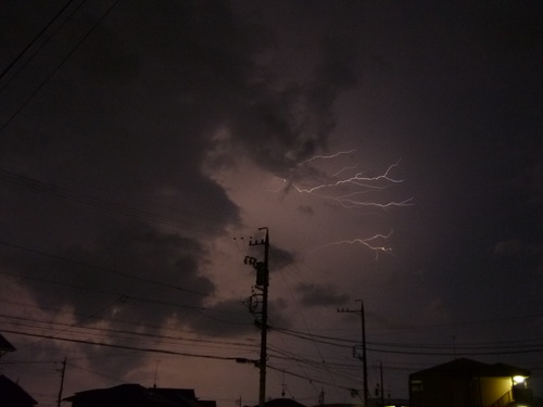 今日の楽書　「雷神」