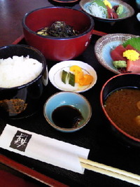 真味さんでランチ 2011/07/30 15:51:17