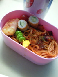 ナポリタン弁当♪ 2011/11/16 07:01:58