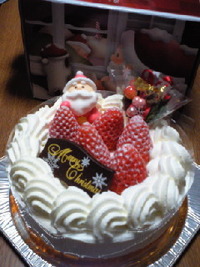 クリスマスケーキ♪♪ 2011/12/25 14:10:01