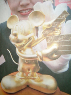 純金ミッキー♪