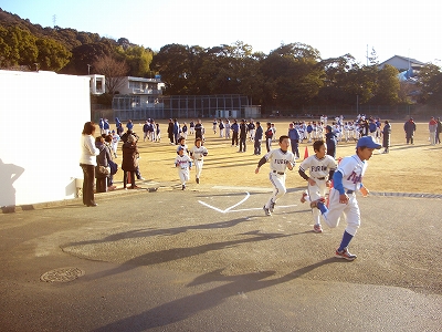 少年野球マラソン大会