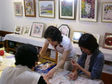 押し花展示会