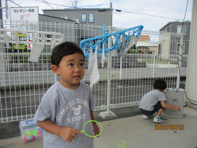 外へ☆