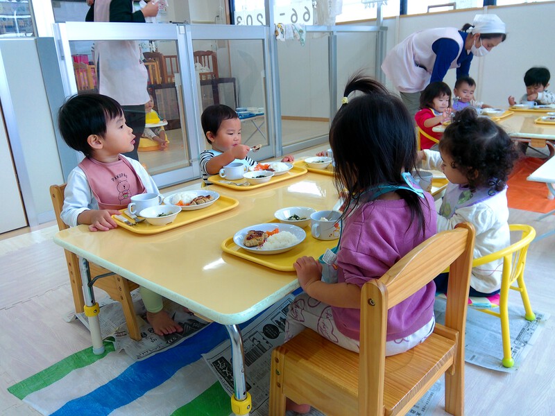 給食おいしいね☆