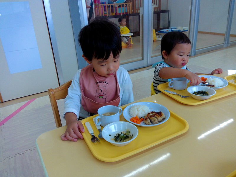 給食おいしいね☆