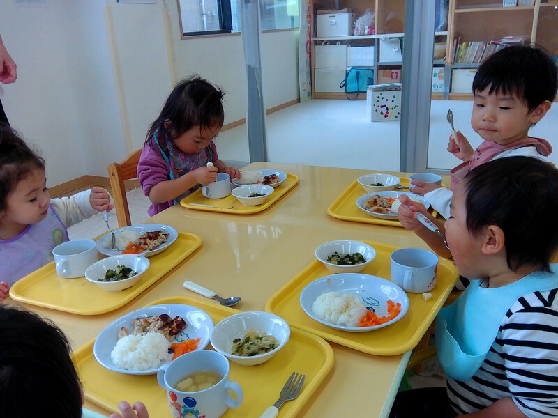 給食おいしいね☆