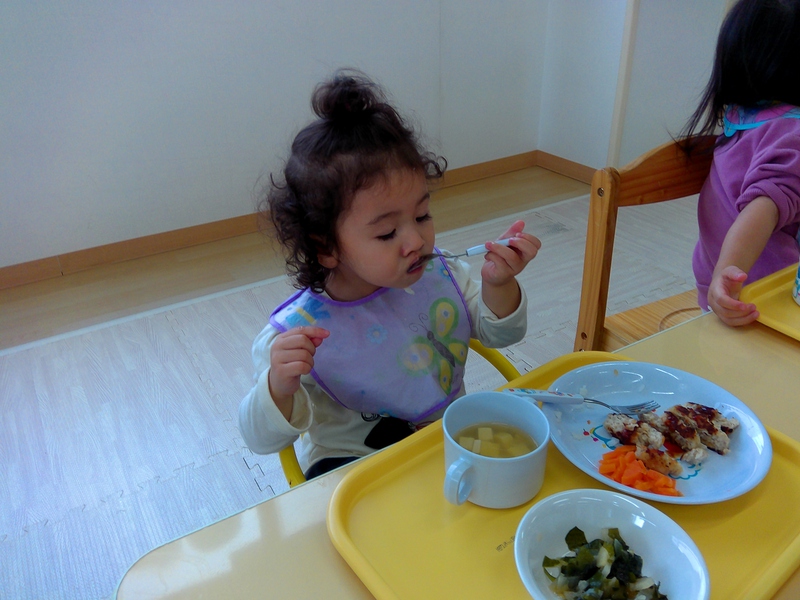 給食おいしいね☆